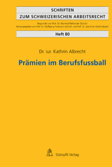 Prämien im Berufsfussball - Kathrin Albrecht