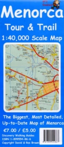Menorca Tour and Trail Map - Brawn, David