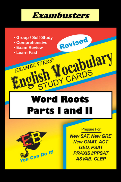 Exambusters English Vocabulary Study Cards: Word Roots Parts I and II - Ace Academics
