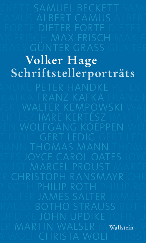 Schriftstellerportr&auml;ts -  Volker Hage