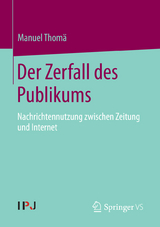 Der Zerfall des Publikums - Manuel Thom&auml;