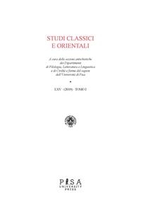 Studi Classici Orientali
