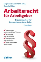 Arbeitsrecht f&uuml;r Arbeitgeber - Stephanie Kaufmann-Jirsa, Claudia Kilian