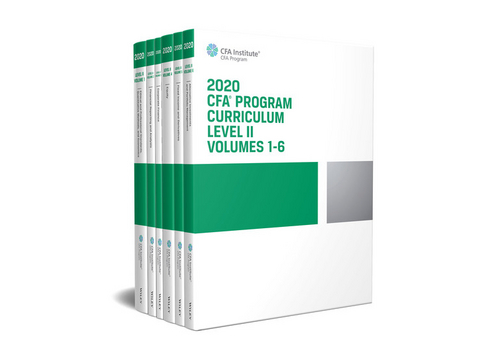 CFA Program Curriculum 2020 Level II, Volumes 1-6 Box Set -  CFA Institute