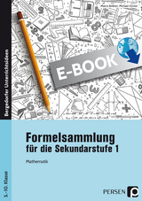 Formelsammlung f&uuml;r die Sekundarstufe 1 - Marco Bettner, Michael K&ouml;rner