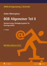 BGB Allgemeiner Teil II - Achim B&ouml;nninghaus