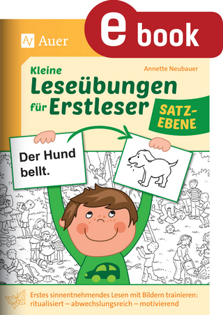 Kleine Leseübungen für Erstleser - Satzebene