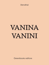 Vanina Vanini -  Stendhal