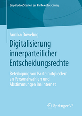Digitalisierung innerparteilicher Entscheidungsrechte - Annika D&ouml;weling