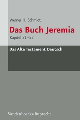 Das Buch Jeremia -  Werner H. Schmidt