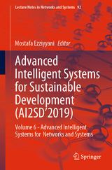 Advanced Intelligent Systems for Sustainable Development (AI2SD’2019) - 