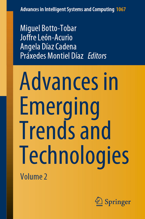 Advances in Emerging Trends and Technologies - 