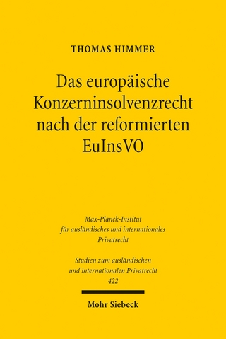 Das europäische Konzerninsolvenzrecht nach der reformierten EuInsVO