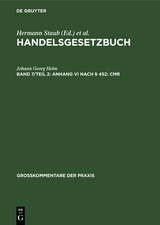 Anhang VI nach &sect; 452: CMR - Johann Georg Helm
