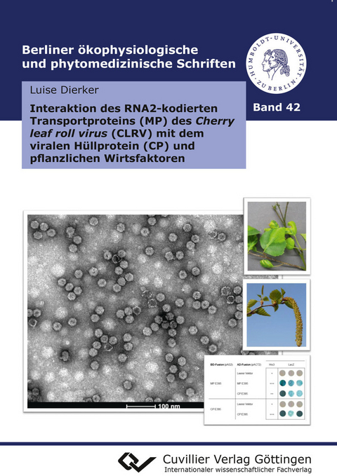 Interaktion des RNA2-kodierten Transportproteins (MP) des Cherry leaf roll virus (CLRV) mit dem viralen Hüllprotein (CP) und pflanzlichen Wirtsfaktoren -  Luise Dierker