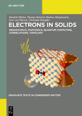 Electrons in Solids - Hendrik Bluhm, Thomas Br&uuml;ckel, Markus Morgenstern, Gero Plessen, Christoph Stampfer