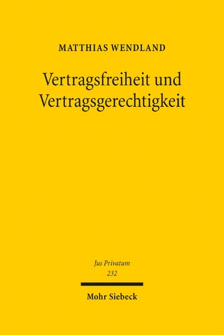 Vertragsfreiheit und Vertragsgerechtigkeit
