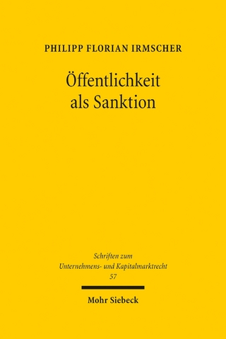 Öffentlichkeit als Sanktion