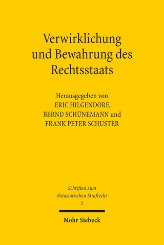 Verwirklichung und Bewahrung des Rechtsstaats