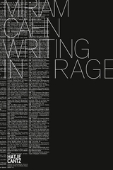Miriam Cahn. WRITING IN RAGE - 