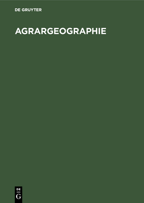 Agrargeographie