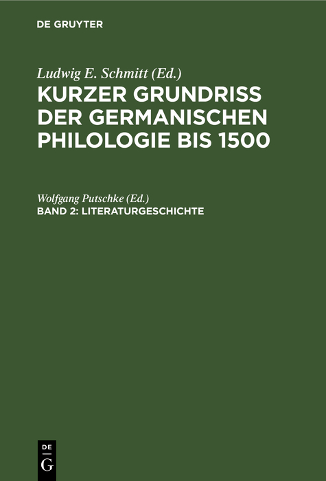 Literaturgeschichte - 