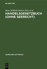 Handelsgesetzbuch (ohne Seerecht) - 