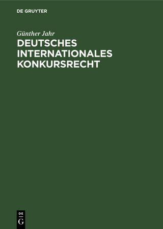 Deutsches Internationales Konkursrecht