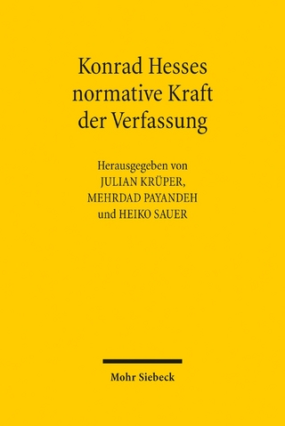 Konrad Hesses normative Kraft der Verfassung