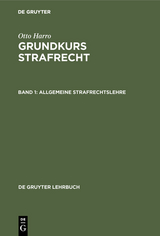 Allgemeine Strafrechtslehre - Otto Harro