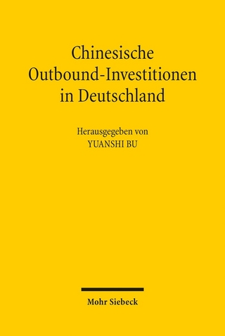 Chinesische Outbound-Investitionen in Deutschland