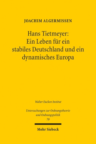 Hans Tietmeyer: Ein Leben für ein stabiles Deutschland und ein dynamisches Europa