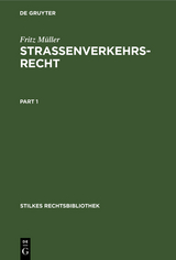 Strassenverkehrsrecht - Fritz M&uuml;ller