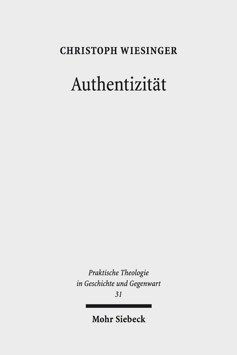 Authentizit&auml;t -  Christoph Wiesinger