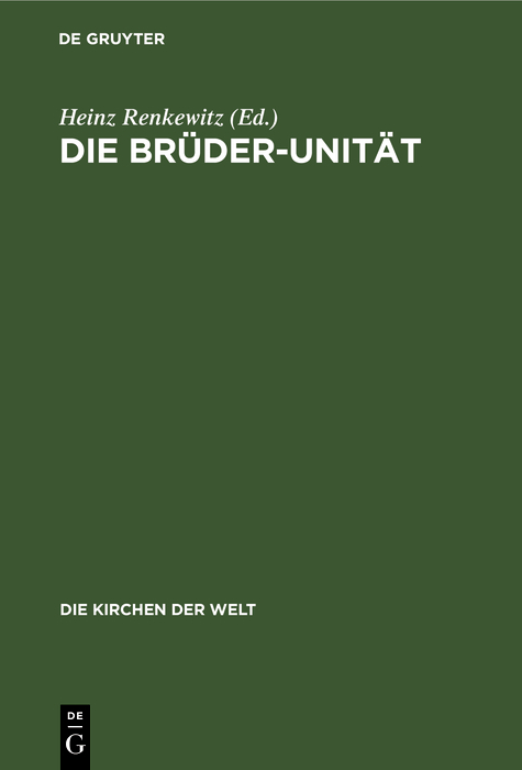 Die Br&uuml;der-Unit&auml;t - 