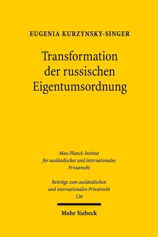 Transformation der russischen Eigentumsordnung