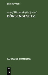 Börsengesetz - 