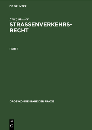 Straßenverkehrsrecht