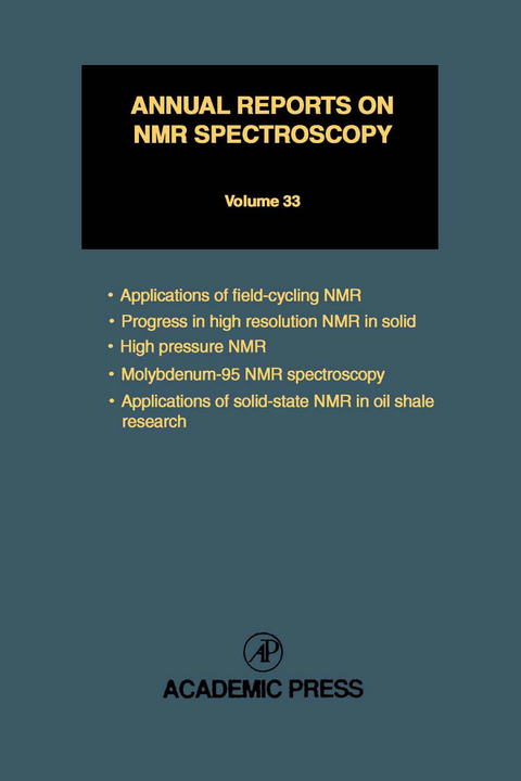 Annual Reports on NMR Spectroscopy