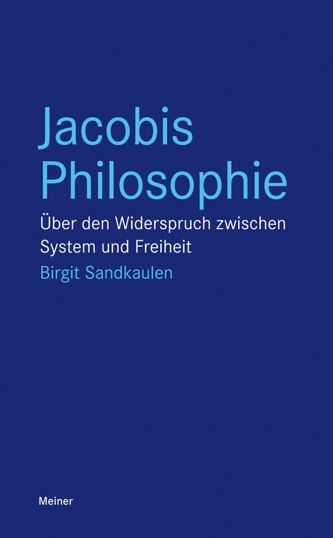 Jacobis Philosophie - Birgit Sandkaulen
