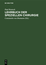 Lehrbuch der speziellen Chirurgie - Paul Rostock