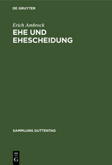 Ehe und Ehescheidung - Erich Ambrock