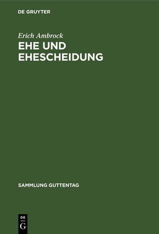 Ehe und Ehescheidung