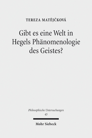Gibt es eine Welt in Hegels Phänomenologie des Geistes?