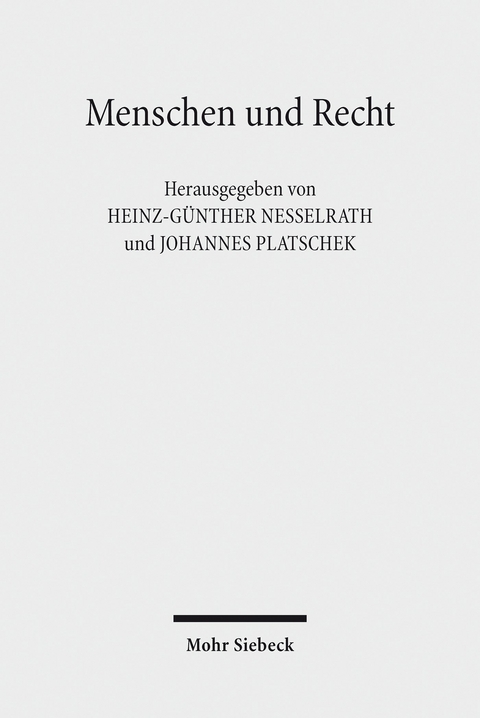 Menschen und Recht - 