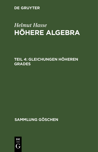 Gleichungen höheren Grades
