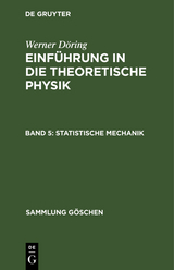 Statistische Mechanik - Werner D&ouml;ring