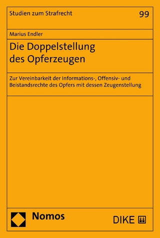 Die Doppelstellung des Opferzeugen