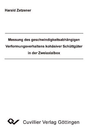 Messung des geschwindigkeitsabhängigen Verformungsverhaltens kohäsiver Schüttgüter in der Zweiaxialbox