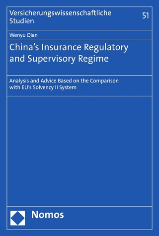 China's Insurance Regulatory and Supervisory Regime